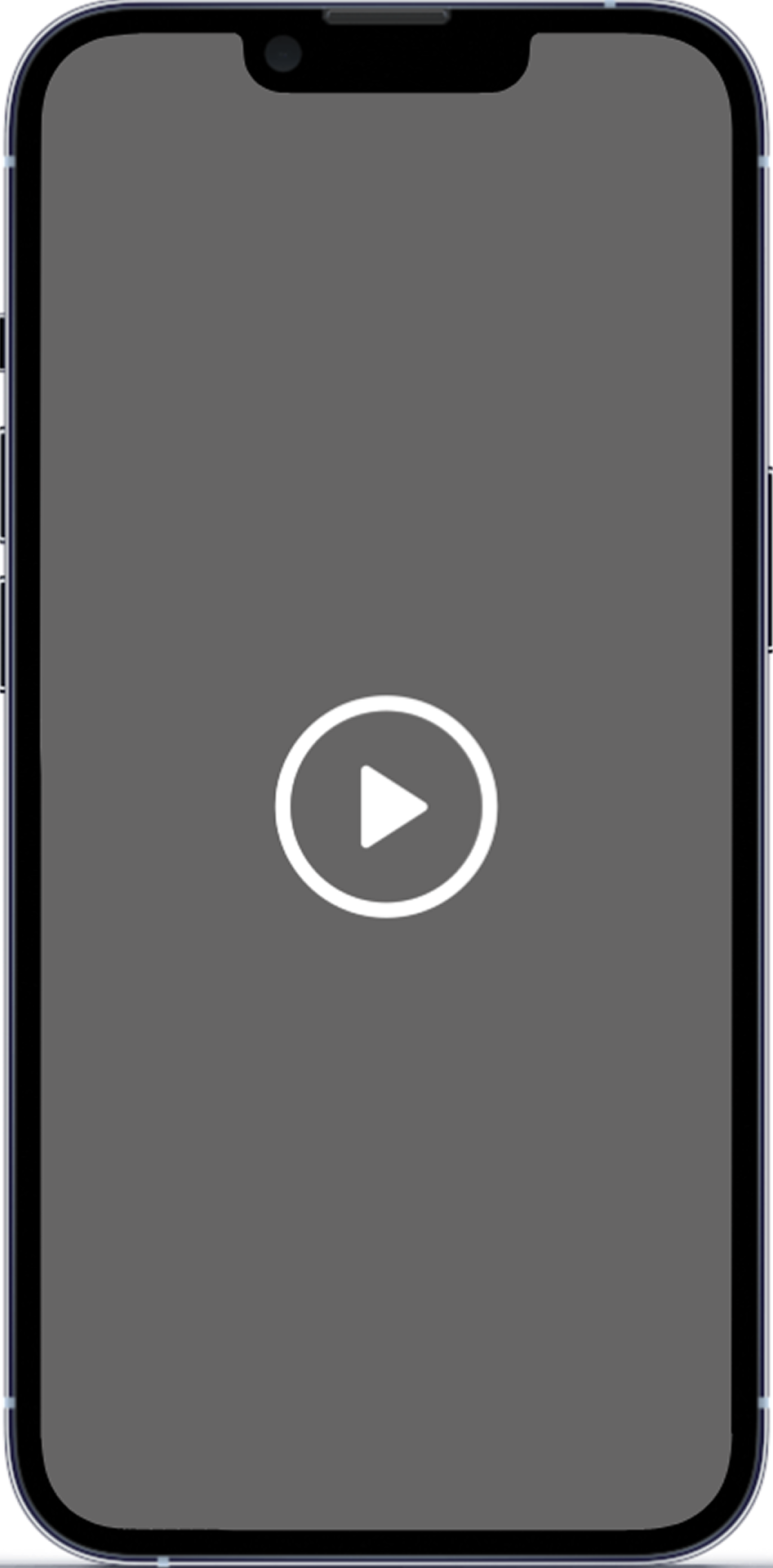 The Content Factory A smartphone screen displaying a play button icon, indicating a video ready to be played. In Austin, Texas