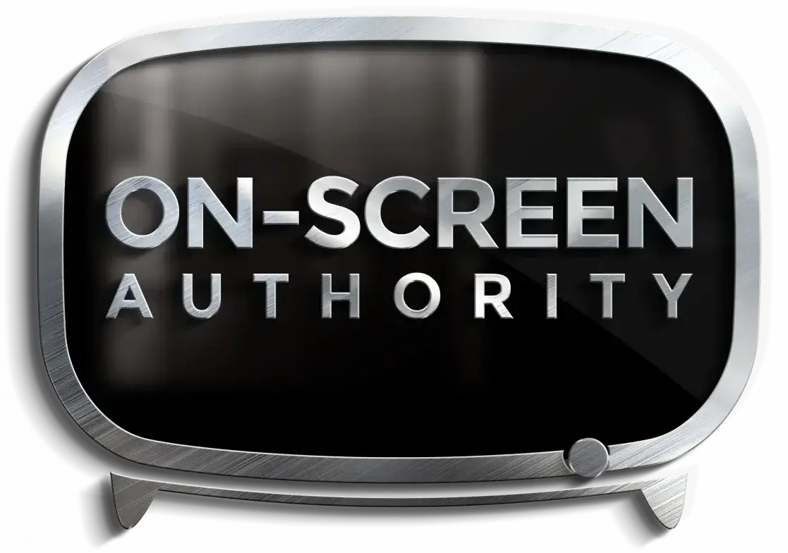The Content Factory A metallic retro TV frame with the words "ON-SCREEN AUTHORITY" displayed on the screen against a black background. In Austin, Texas